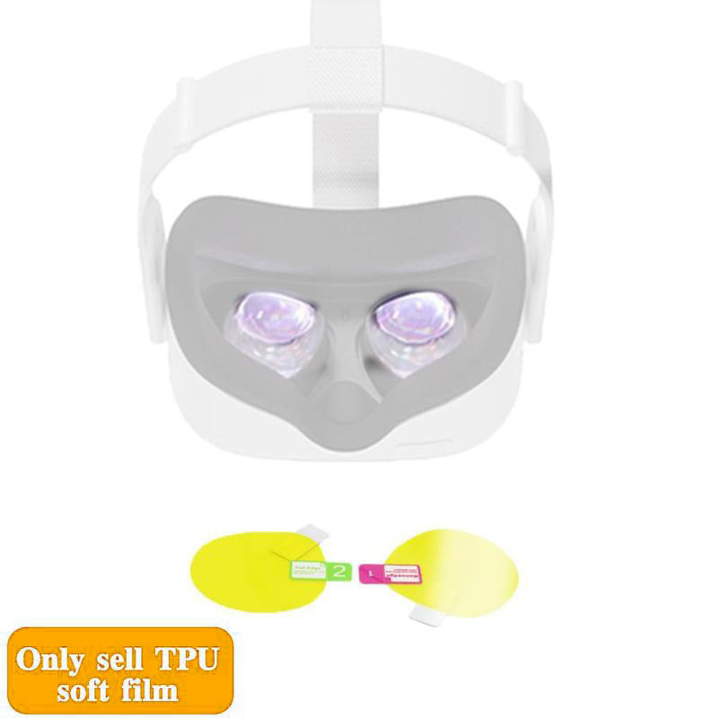 4Pcs Screen Protectors for Oculus Quest 2 VR Headset Anti-Scratch Soft TPU Lens Protector Cover Film 4Pcs Screen Protectors for Oculus Quest 2 VR Headset Anti-Scratch Soft TPU Lens Protector Cover Film